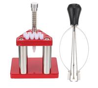 PACKOVE Outil de Réparation Montre 11 Pièces Rouge Extracteur Aiguilles et Presse à Montre Kit Démontage Bracelet et Suppression Liens Accessoires Réparation Professionnelle