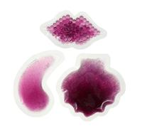 PACKOVE Pack De 3 Pochettes De Gel Chaud-froid Yeux, Format Unique, Compresse Oculaire Flexible Violet, Refroidissant Et Apaisant Pour Soins Personnels Et Beauté