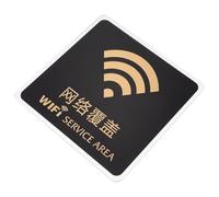 PACKOVE Panneau Wi-fi en Acrylique Maison et L'hôtel Indication du Mot de Passe, Communication et Design Facile à Utiliser