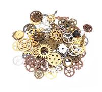 PACKOVE Paquet D’accessoires Steampunk pour Bricolage Diy, 1 Paquet D’éléments D’engrenages Solide, Matériel pour Loisirs Créatifs et Fabrication de Bijoux, pour Style Aléatoire