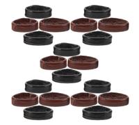 PACKOVE Passants de Fixation en Cuir Véritable Confort Amélioré 40pcs, Anneaux de Maintien 10mm 12mm et Ajustement pour Bracelet de Montre pour Toutes Occasions
