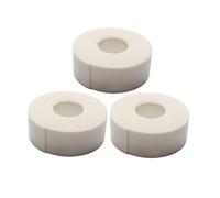 PACKOVE Patchs Adhésifs Pour Extensions De Cils 3 Pièces Largeur Renforcée Adhérence Moyenne Ruban Isolant Doux Pour Professionnels De L’extension De Cils Blanc