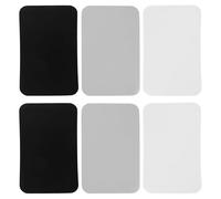 PACKOVE Patchs de Réparation Étanches en PVC Facile à Utiliser Kit de Réparation 6pcs pour Kayak et Bateau Gonflable pour Piscines et Radeaux