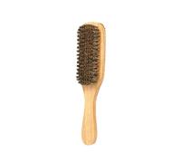 PACKOVE Peigne à Barbe Accessoires Portable Produit Se Soucier Couleur Dégrossi Sanglier Ouah Marié Brosse à Moustache Pour Homme Brosse à Poils Denses Double En Bois