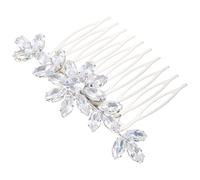 PACKOVE Peigne à Cheveux de Mariée Rhinestone Accessoire de Cheveux pour Mariées et Demoiselles Élégant et Brillant Accessoire pour Mariage et Engagement