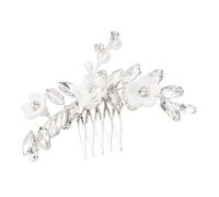 PACKOVE Peigne à Cheveux Décoratif avec Strass Peigne Latéral pour Mariage Accessoire de Coiffure Élégant pour Mariée