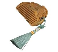 PACKOVE Peigne à cheveux en bois de santal démêlant peigne en bois pinceau ancien brosses à cheveux pour femmes brosse plate en pour cuir chevelu à dents larges soie