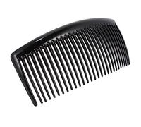 PACKOVE Peigne à Cheveux en Plastique 27 Dents Lot de 24 Pcs Noir Peigne Latéral Accessoire de Coiffure Pratique pour Élégantes et