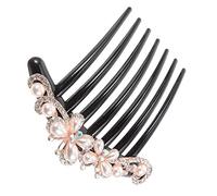 PACKOVE Peigne à Cheveux Latéral Pour Femmes Épingle à Cheveux Strass Et Perles Pour Coiffure De Mariage Et Occasions Spéciales