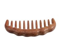 PACKOVE Peigne Démêlant en Bois Naturel à Dents Larges Masseur de Cuir et Hommes Peigne Anti- Outil de Massage pour Cheveux Bouclés pour Usage