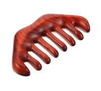 PACKOVE Peigne en Bois de Santal Antistatique 1 Pièce Dents Larges pour Massage Cuir Stimule Circulation Sanguine pour Toutes Types de Cheveux