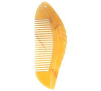 PACKOVE Peigne En Corne Antistatique Peigne À Cornes Peigne À Dents Larges Démêlant Les Cheveux Peigne En Corne De Bœuf Peigne Antistatique Peigne À Barbe Couleur Aléatoire