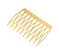 PACKOVE Peigne Métallique Cheveux Femme Doré 30 Pièces 10 Dents Accessoire Pour Mariage Et Soirée, Coiffure Élégante Pour Femmes Et Filles