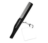 PACKOVE Peigne Pliant De Poche Portable Pour Hommes Peigne à Barbe Pliable Miroir Carré