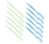 PACKOVE Peignes à Cils et Sourcils 100 Pièces Mini Taille Brosse Réparatrice pour Extensions de Cils Femmes Usage Quotidien Soin Maquillage Accessoire Jetable Couleur Aléatoire