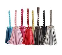 PACKOVE Pendentifs à Pompons Design Mode Légers et Faciles à Transporter en Pu Pack de 4 Accessoires Décoratifs pour Bijoux Soi-même pour Usage Quotidien