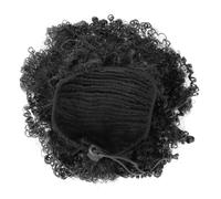 PACKOVE Perruque Afro Bouffante Synthétique Courte Cheveux Kinky Bouclés Style Naturel Confortable pour Femmes