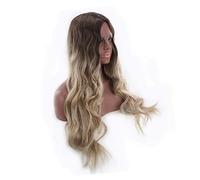 PACKOVE Perruque Synthétique Bouclée Longue Pour Femme Courbée Cosplay Style Moyen Avec Filet