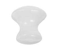 PACKOVE Pierre de Massage Visage en Jade Forme Champignon 4x4x3,5 Cm, Masseur de Pierre Portable pour Spa, Soins du Visage Cou, Outil de Grattage Naturel pour Relaxation et Circulation