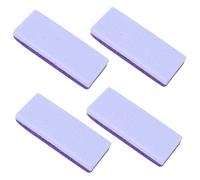 PACKOVE Pierre pour Pédicure Pourpre 4pcs en Pu, Outil Facile à Transporter pour Réparer la Peau Abîmée des Pieds, Accessoire Indispensable pour Soin des Callosités