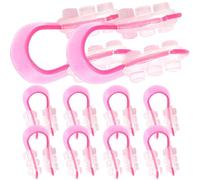 PACKOVE Pince à Nez pour Modeler et Relever le Nez, 10 Pièces, Plastique Rose, Facile à Utiliser, pour Usage à Domicile Bureau