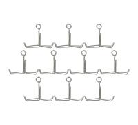 PACKOVE Pince à Robinet Réglable pour Tubes de Laboratoire, Lot de 10 Pièces en Acier à Ressort, Clip de Serrage pour Contrôle de Débit et Arrêt D’eau, Accessoire Scientifique pour Usage