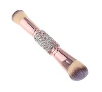 PACKOVE Pinceau Blush Double Embout Avec Manche Strass Pour Maquillage Visage Poudre Et Contouring Outil Maquillage Professionnel