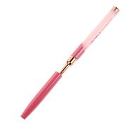 PACKOVE Pinceaux De Nail Art Avec Couvercle Outils De Manucure Pour Dessin Et Décoration Set De Pinceaux Plat Pour Art Accessoires De Pour Et Débutants