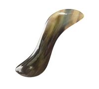 PACKOVE Planche à Gratter Gua Sha En Corne De Buffle 14 Cm Forme s Massage Visage Et Corps Auto-utilisation Professionnelle Soin