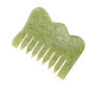 PACKOVE Planche De Massage Jade Naturel Vert Peigne De Soin Peau Masseur De Corps Pour Cheveux Et Cheveux