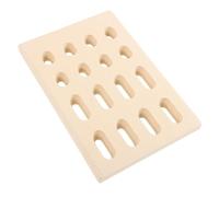 PACKOVE Plaque Chauffante Distribution Homogène Chaleur Beige en Céramique Résistante Haute Température et Diffuseur de Flamme pour Barbecue à Gaz