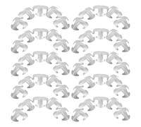 PACKOVE Plaques d'Armure Médiévales Argentées 50 Pcs 2,7 X 2,7 CM en Métal Robustes et Légères pour Fabrication d'Armures DIY, Cosplay Chevalier, Jeux de Rôle et Représentations