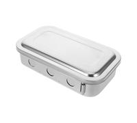 PACKOVE Plateau Médical Inox 20 Cm avec Couvercle Perforé Plateau Chirurgical en Acier Inoxydable 201 Instruments Médicaux Stérilisés Boîte de Rangement pour Bloc Opératoire