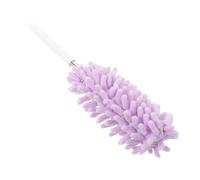PACKOVE Plumeau Mini en Chenille Maison avec Manche Extensible et Tête Flexible, Outil de Dépoussiérage Lavable pour Tâches Quotidiennes et Bureau, Couleur Pourpre