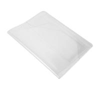 PACKOVE Pochette de Protection Transparente pour Carnet A5 Étanche, Couverture Plastique Pvc Résistante, Lot de 2 Set de Pièces, Adaptée Étudiants et Fournitures Scolaires