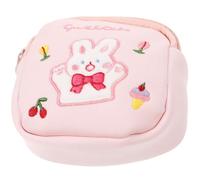 PACKOVE Pochette Menstruelle Pochette de Rangement pour Serviettes Hygiéniques en Coton Rose Portable, Protection Vie Privée, pour Filles
