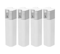 PACKOVE Poids de Cordon Installation Facile 4 Pièces Blancs en Plastique et Fer, Poignée Carrée Minimaliste Finition Mate pour Stores Vénitiens pour Accessoires de Stores sans Cordon
