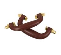 PACKOVE Poignée de Rechange pour Boîte à Outils 2 Pièces, Poignée en Plastique Marron, Anses Robustes pour Valise et Paquet de Voyage, Accessoires Légers et Résistants pour Bagages