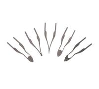 PACKOVE Pointes de Pyrogravure Haute Impédance 5 Pièces 1 Pointe Extra Fine 7 Bille 1,5 Mm 9 Spatule Ronde 10 Spatule Pointue pour Pyrograveur Bois Accessoires de Rechange pour Kit