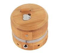 PACKOVE Portable Bamboo Moxibustion Box With Suspended Moxa Stick For Uniform Heat Lightweight And Compact For Home And Travel Use