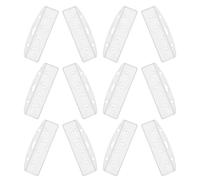 PACKOVE Porte-badge Horizontal en Plastique Transparent Rigide 25pcs pour Identification Facile et Durabilité au Bureau et Conférence