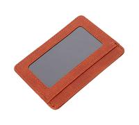 PACKOVE Porte Cartes Vertical Cuir PU Grainé Étui Durable pour Cartes Bancaires et Identité Élégant et Pratique pour Hommes et Femmes Affaires