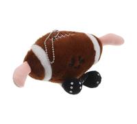 PACKOVE Porte-clés Accessoire Décoratif Sportif Peluche Rugby Pieds en Peluche Douce avec Coton PP Confortable et Paquet à Dos Usage Quotidien