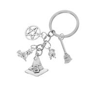 PACKOVE Porte Clés Halloween Chapeau Suspendu Décoration et pour Sac Clés Téléphone Accessoire Utile Trousseau Balai