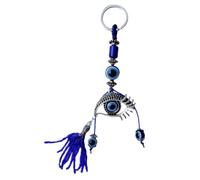 PACKOVE Porte-Clés Œil Bleu Islamique Avec Pendentif Petit Diable En Alliage Durable Accessoire Léger Et Créatif Pour À Main Et Porte-Clés Décoration Anti-Mauvais Œil Et -