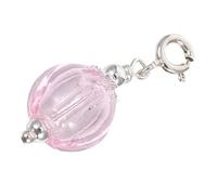 PACKOVE Porte-clés Mini Bouteille en Verre 10ml pour Flacons de Stockage D'huiles Essentielles, Résistant aux Chocs Attache Porte-clés Argentée, pour Usage Quotidien et Voyage