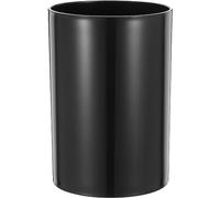 PACKOVE Porte-Couverts Cuisine Porte-Ustensiles Noir Avec Égouttoir Pot À Ustensiles De Cuisine Cylindrique Pour Cuillères Fourchettes Baguettes Rangement De Plan De Travail Et Bureau