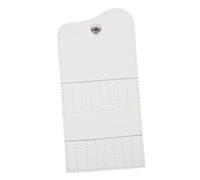 PACKOVE porte-forets à ongles pochette pour forets clé morceaux clou cas de foret manucure Organisateur de bits à ongles porte-foret pour ongles cuir artificiel blanche