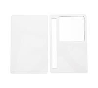 PACKOVE Porte-mémos Adhésifs Blanc en Panneau de Densité pour Sublimation DIY, Plateau Mémo Pratique pour Bureau et Maison, Support Autocollants Fonctionnel
