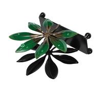 PACKOVE Porte-serviettes en Métal Vert de Feuille Rustique, Support Décoratif pour Serviettes Papier Facile D'accès, pour Mariage ou Fête